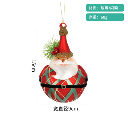 XMAS Luxury Christmas Stocking Santa Stained Glass Decorations Accessory Ball Tree Ornaments Festive Christmas 100pcs
