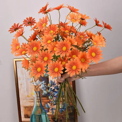 Artificial Chrysanthemum Flower Small Daisy Home Party Decoration Artificial Daisy Flowers