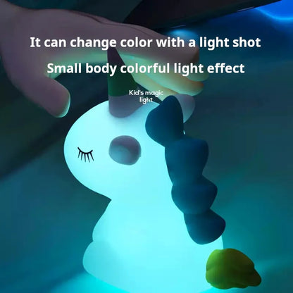 XINSITE Adjustable Brightness Eye Protection Night Light with Sleep Charging Color Matching Patting Features