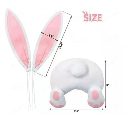 Easter Bunny Ornament Wreath Easter Egg Carrot Decoration 2023 Hot Sale Home Window Party