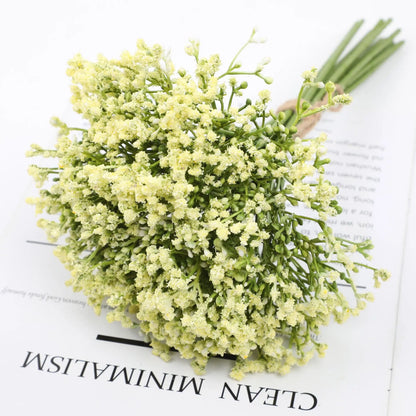 DIY Home Wedding Party Decoration Real Touch Silk Flowers Plants Gypsophila Artificial Baby Breath Bouquet