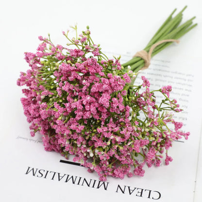 DIY Home Wedding Party Decoration Real Touch Silk Flowers Plants Gypsophila Artificial Baby Breath Bouquet