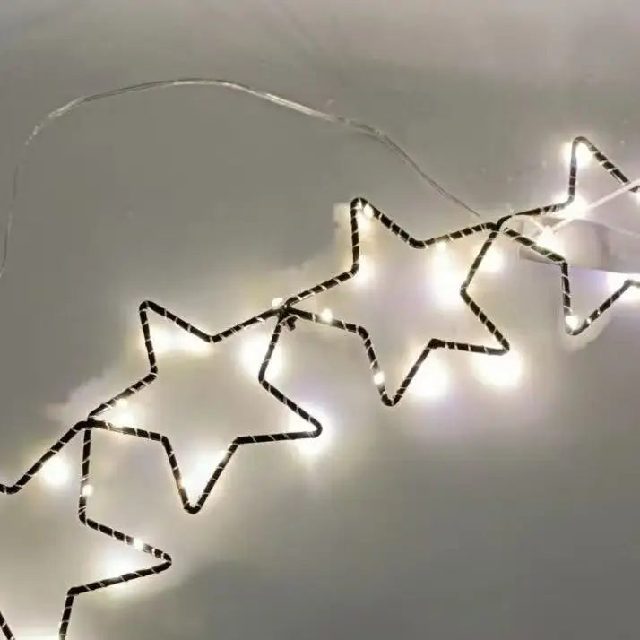 Metal Designed LED Star Decoration Wall Lamp Fashion Style Christmas Lights for Holiday Party
