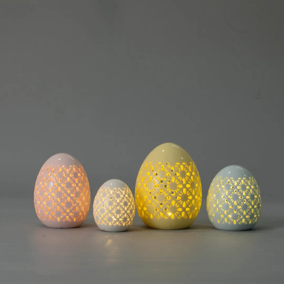 Wholesale LED Light Ceramic Easter Decoration Eggs  Porcelain Easter Eggs