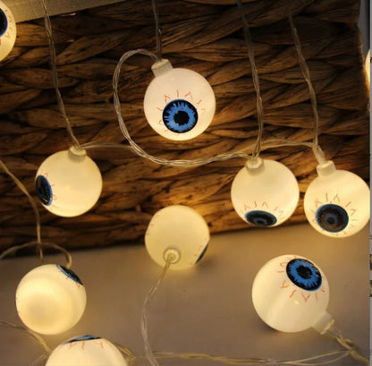 1.5m 10LED Scary Eyeball Halloween  String Lights String Halloween Decorations
