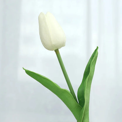 Wholesale Sale Price Fake Artificial PU Tulip Flower Bouquet Faux Flower Decorative Flower Tulip in Bulk for House Decoration