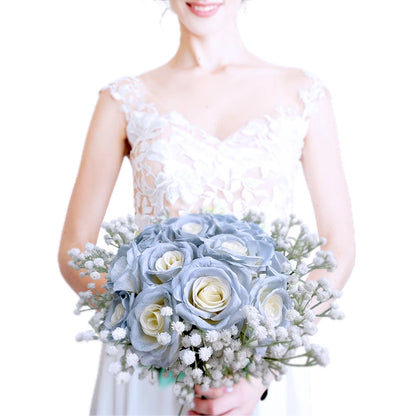 Wholesale Artificial Flower Decor High Quality Flowers for Decoration Wedding Artificial Roses for Home Wedding Decoration Party