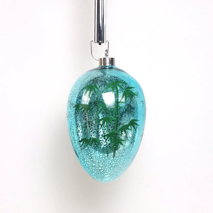 Glass Easter Egg Ornaments Stained Glass Easter Egg Ornaments Hanging Iridescent Ball Glitter Easter Eggs