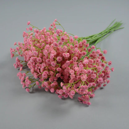 Cheapest Artificial Baby Breath Flowers for Home Wedding Party Decoration Real Touch Pu Babybreath Flower