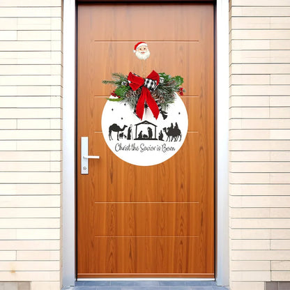 Handmade Creative Wooden Garment Shape Christmas Decoration Home Wall Hanging Door Shopping Mall Window Hotel Scene Layout