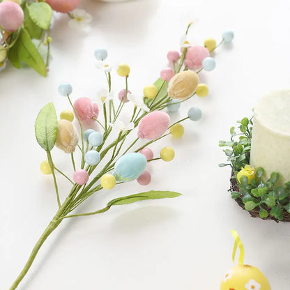 Creative Easter Egg Branch Cuttings New DIY Bouquet Flower Arrangement Decoration Accessories for Party Decorations