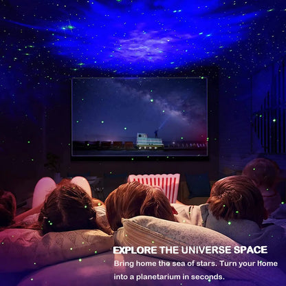Star Projector Galaxy Night Light Astronaut Space Projector Starry Nebula Ceiling LED Lamp with Timer and Remote for Kids Room