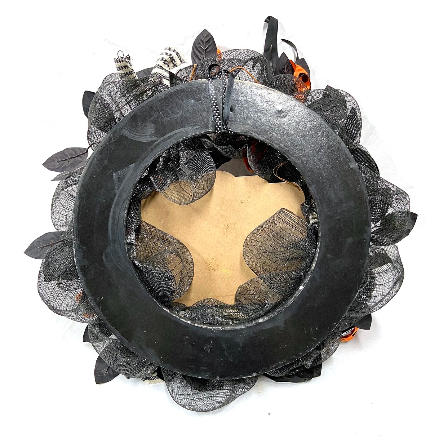 Ghost Festival Halloween Decoration 26 Inch Halloween Front Door Wreaths Halloween Wreath for Party Home Decor