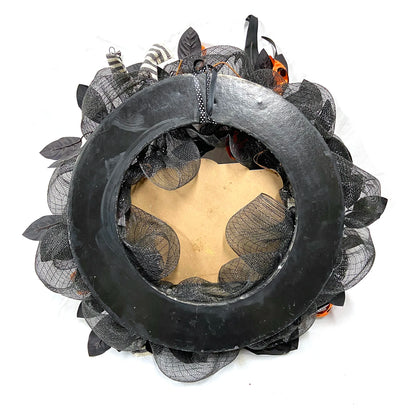 Ghost Festival Halloween Decoration 26 Inch Halloween Front Door Wreaths Halloween Wreath for Party Home Decor
