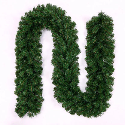 Christmas Decorations Garland Rattan Preserved Flowers green light