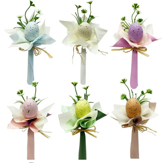 Spring Berry Easter Spring Egg Bouquets Artificial Easter Flowers Wholesale Artificial Easter Egg Bouquet
