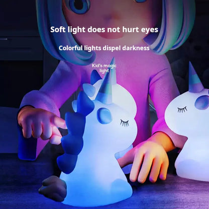 XINSITE Adjustable Brightness Eye Protection Night Light with Sleep Charging Color Matching Patting Features
