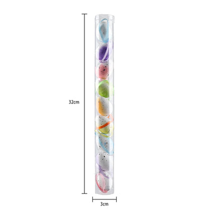 3*4cm/7 Color Options Colorful Barreled Easter Eggs  Set Ornaments Foam Easter Egg Kit Gift  Festival Easter Decoration