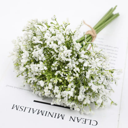 DIY Home Wedding Party Decoration Real Touch Silk Flowers Plants Gypsophila Artificial Baby Breath Bouquet
