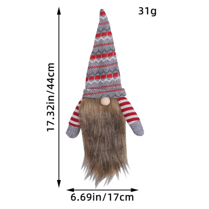 Christmas Gnome Faceless Doll Festival Decoration C