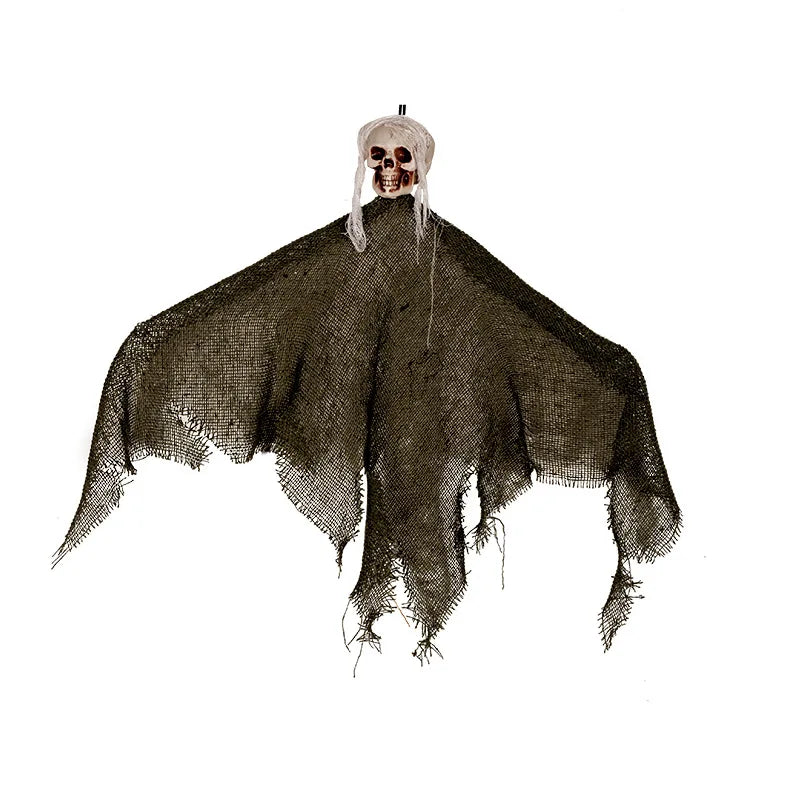 Wholesale Halloween Decorations Outdoor Scary Crying Witch Hanging Skeleton Ghost Haunted House Decoration Props