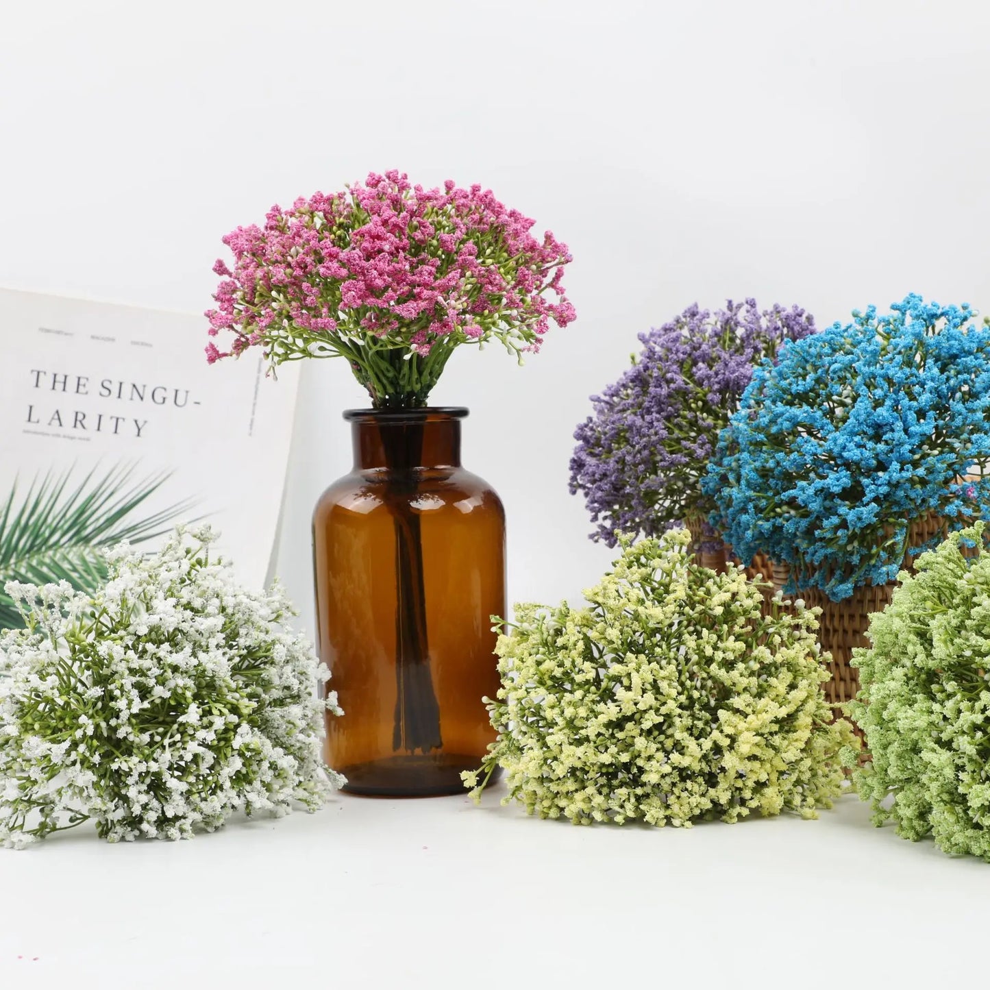 DIY Home Wedding Party Decoration Real Touch Silk Flowers Plants Gypsophila Artificial Baby Breath Bouquet