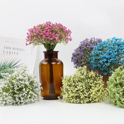 DIY Home Wedding Party Decoration Real Touch Silk Flowers Plants Gypsophila Artificial Baby Breath Bouquet