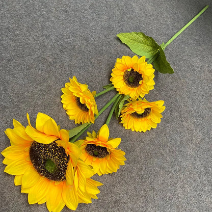 Competitive Price Good Quality Artificial Flower Decoration Sunflower