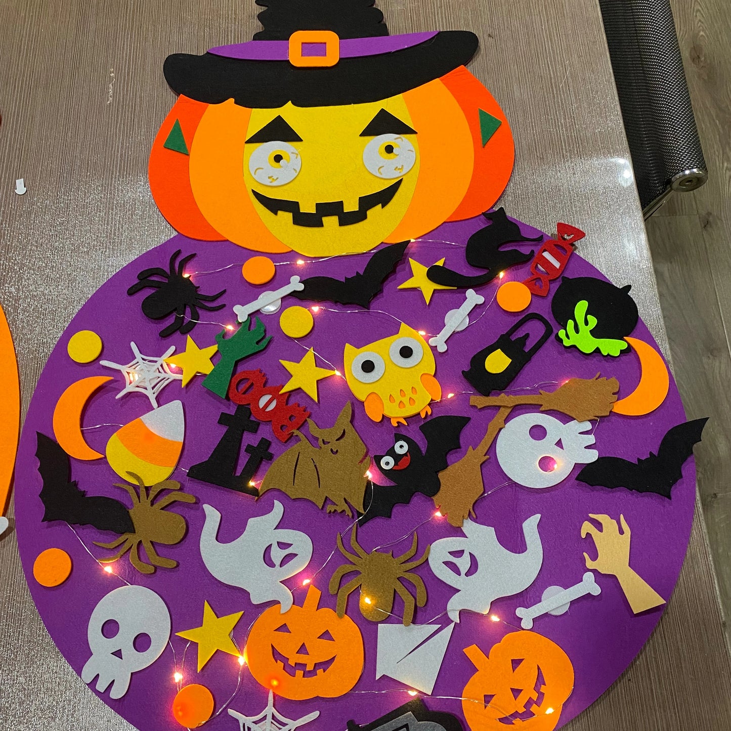 Halloween Children's Toys Wall Hanging Decoration DIY Felt Craft Kits for Home Decoration
