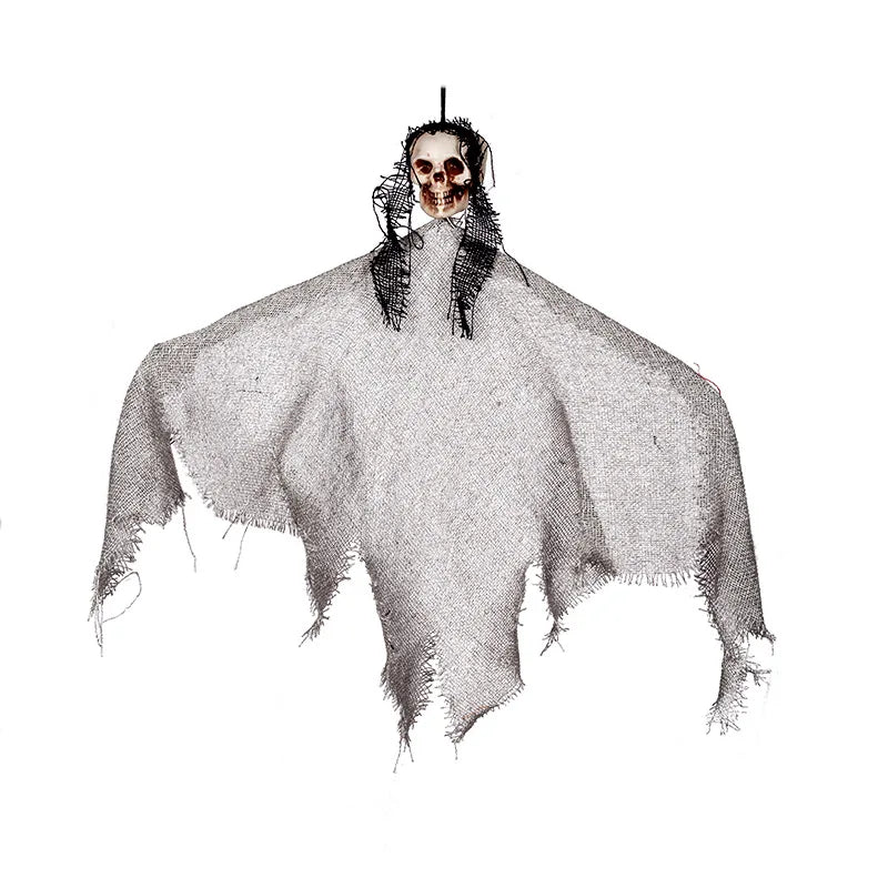 Wholesale Halloween Decorations Outdoor Scary Crying Witch Hanging Skeleton Ghost Haunted House Decoration Props