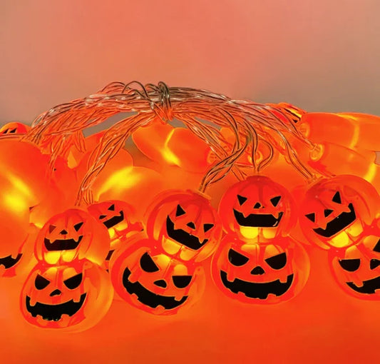 1.5m 10LED Pumpkin Halloween  Small Lights String Halloween Decorations