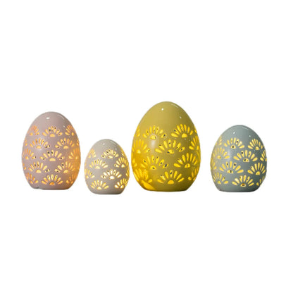 Wholesale LED Light Ceramic Easter Decoration Eggs  Porcelain Easter Eggs