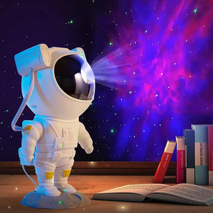 Star Projector Galaxy Night Light Astronaut Space Projector Starry Nebula Ceiling LED Lamp with Timer and Remote for Kids Room