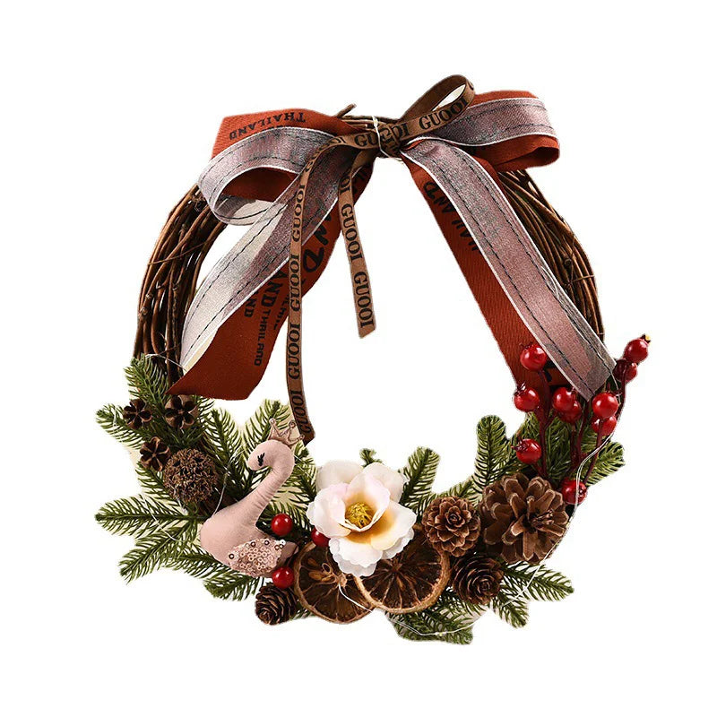 Pine Needle Xmas Garland flower
