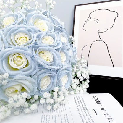 Wholesale Artificial Flower Decor High Quality Flowers for Decoration Wedding Artificial Roses for Home Wedding Decoration Party