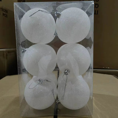 Wholesale Christmas Balls white suit 6cm
