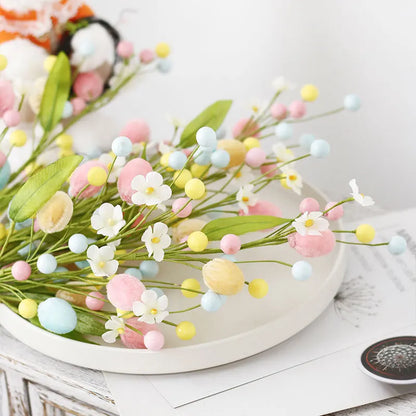 Creative Easter Egg Branch Cuttings New DIY Bouquet Flower Arrangement Decoration Accessories for Party Decorations