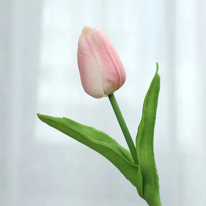 Wholesale Sale Price Fake Artificial PU Tulip Flower Bouquet Faux Flower Decorative Flower Tulip in Bulk for House Decoration