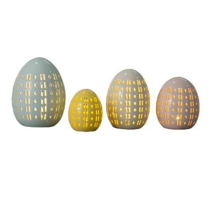 Wholesale LED Light Ceramic Easter Decoration Eggs  Porcelain Easter Eggs
