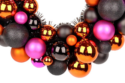 16 Inches Halloween Wreath Door Decoration Wreath Flower Home Haunted House Horror Party Halloween Wreath Supplies