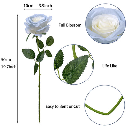 Wholesale Artificial Flower Decor High Quality Flowers for Decoration Wedding Artificial Roses for Home Wedding Decoration Party