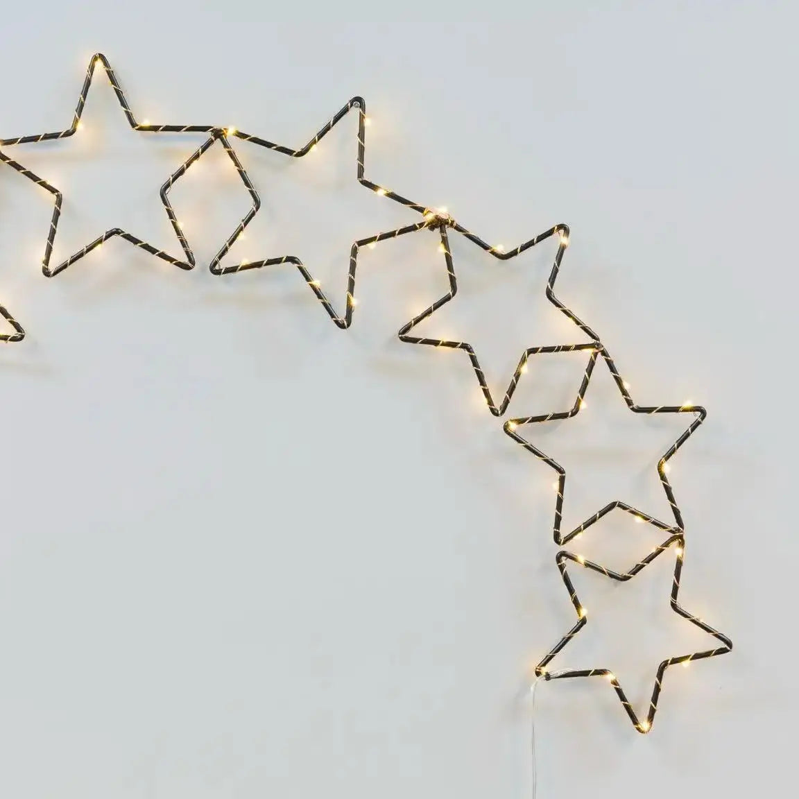 Metal Designed LED Star Decoration Wall Lamp Fashion Style Christmas Lights for Holiday Party
