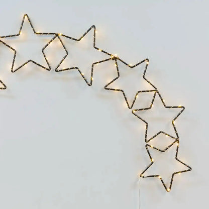 Metal Designed LED Star Decoration Wall Lamp Fashion Style Christmas Lights for Holiday Party