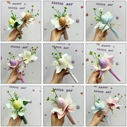 Spring Berry Easter Spring Egg Bouquets Artificial Easter Flowers Wholesale Artificial Easter Egg Bouquet