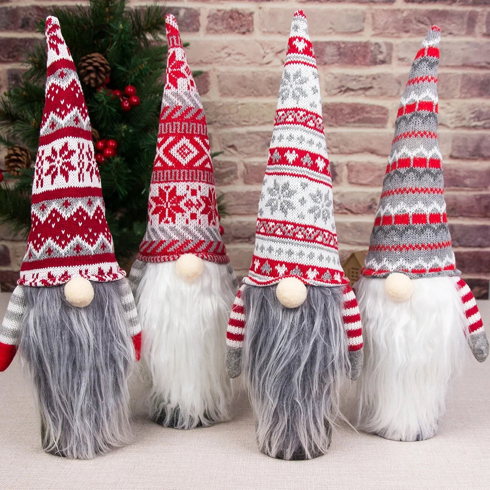 Christmas Gnome Faceless Doll