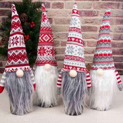 Christmas Gnome Faceless Doll