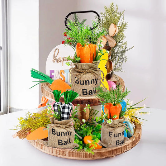 Easter Decoration Carrot Sack Easter Table Decoration Holiday Home Ornaments Desktop Decoration Props